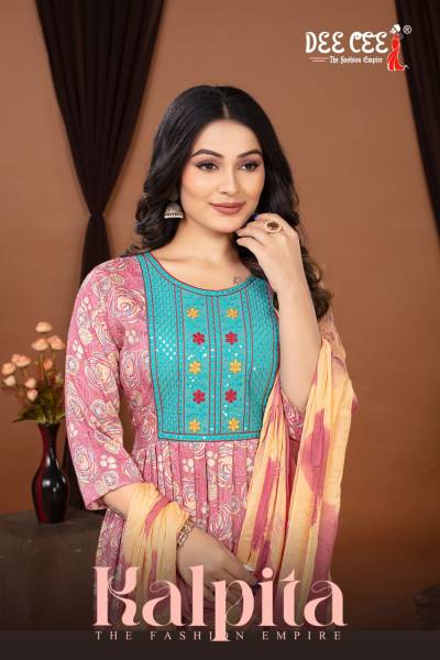 KALPITA BY DEECEE DESIGNER RAYON GHERA SALWAR SUIT WHOLESALER IN INDIA